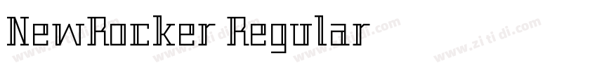 NewRocker Regular字体转换